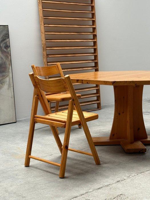 Im Stil von Rainer Daumiller - Stoel - Vurenhout - Eettafel, Antiek en Kunst, Antiek | Meubels | Stoelen en Sofa's