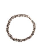 Zonder Minimumprijs - Armband Zilver - Byzantijnse schakel, Handtassen en Accessoires, Armbanden, Nieuw