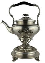 CHRISTOFLE French Art Nouveau Silver Plated Antique Teapot -