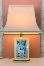 Le Dauphin - Tafellamp - Luxe Pagode - Messing, gelakt hout, Antiquités & Art