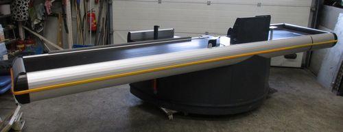 Check out, Loopband 430cm, rechts, Zakelijke goederen, Horeca | Meubilair en Inrichting