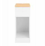 2dekans | SoBuy Nachtkast FBT111-II-WN - Met Lade en Open, Huis en Inrichting, Ophalen of Verzenden, Nieuw