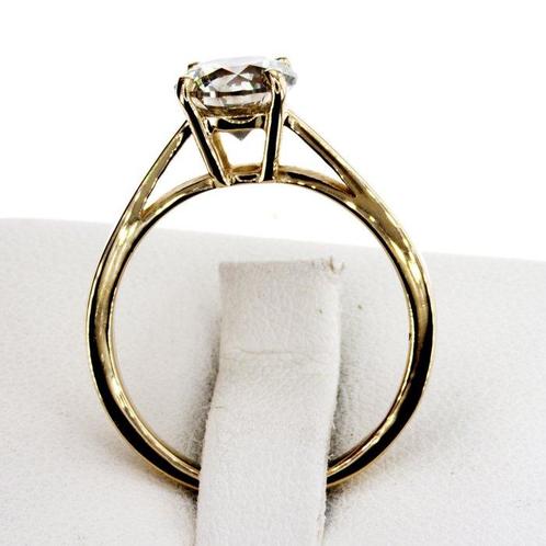 Zonder Minimumprijs - Verlovingsring - 14 karaat Geel goud -, Handtassen en Accessoires, Antieke sieraden