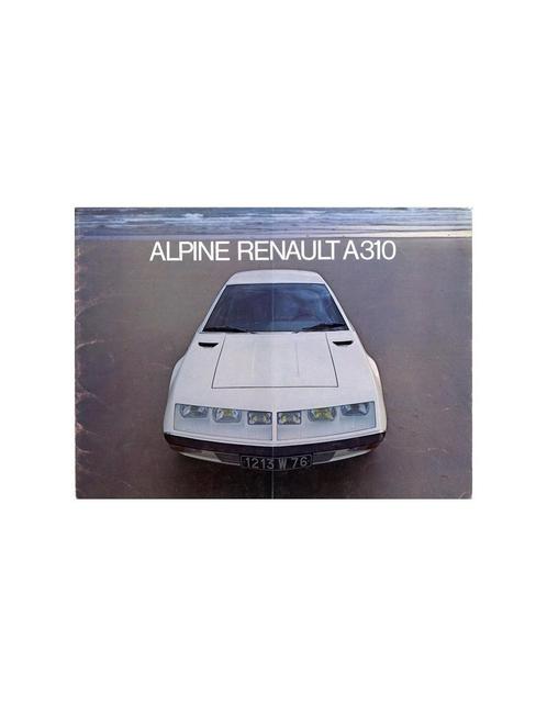 1972 ALPINE A310 BROCHURE FRANS, Boeken, Auto's | Folders en Tijdschriften, Ophalen of Verzenden