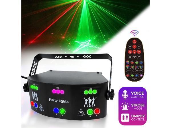 Veiling - Professionele Disco Laser met 15 Eyes - 120 lichtc, Muziek en Instrumenten, Licht en Laser