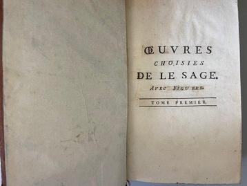 Alain-René Lesage - Oeuvres choisies - 1783