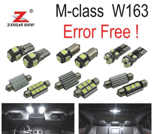 Kit 18 Ampoules Led Intérieur Pour Mercedes Classe M W164 Ml, Auto-onderdelen, Verlichting, Verzenden