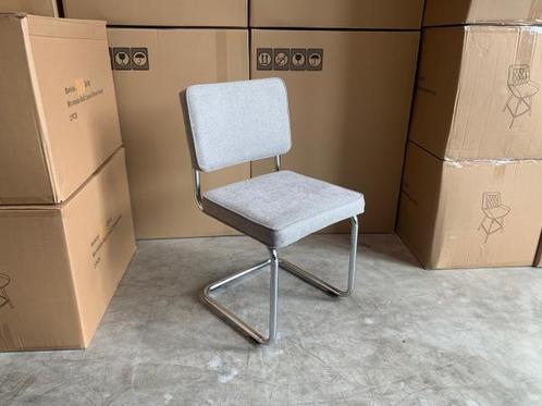 Veiling - Stoel Brave (set van 6) Stof - Grijs - Lichtgrijs, Huis en Inrichting, Stoelen, Nieuw