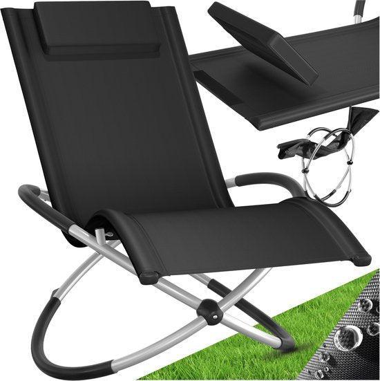 2dekans | tectake® Outdoor schommelstoel - Opvouwbaar -, Tuin en Terras, Tuinsets en Loungesets, Ophalen of Verzenden
