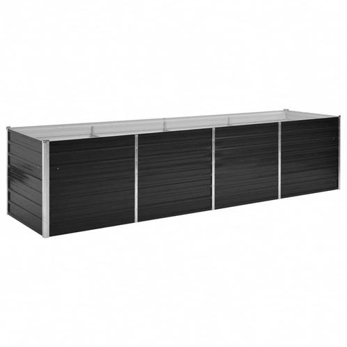 Verhoogde Plantenbak Antraciet | OP = OP! | Balkon Deal, Tuin en Terras, Bloembakken en Plantenbakken, 60 cm of meer, 100 cm of meer