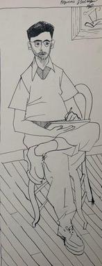 François Szulman (1931-2024) - Autoportrait de l’artiste au