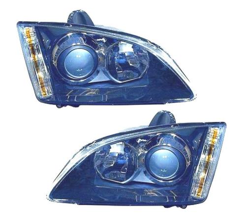 Phares Pour Ford Focus II 04-08 Fond Noir, Autos : Pièces & Accessoires, Éclairage, Envoi