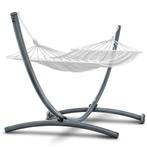 Hangmat standaard - met wielen - 380x130x125 cm - antraciet, Ophalen of Verzenden, Nieuw