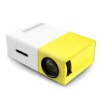 YG300 LED Projector - Mini Beamer Home Media Speler Geel, Verzenden, Nieuw