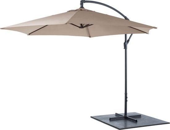 2dekans | Lifetime Garden Zweefparasol - Parasol - 300 x 300, Caravans en Kamperen, Voortenten en Luifels, Ophalen of Verzenden