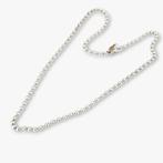 Zonder minimumprijs - Halsketting - 14 karaat Zilver, Geel, Handtassen en Accessoires, Kettingen, Nieuw