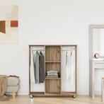 vidaXL Kledingkast met plank artisanaal eikenkleurig 102 x, Huis en Inrichting, Verzenden, Nieuw