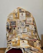 Stof met wijnetiketten - 400x157cm - Country Design -