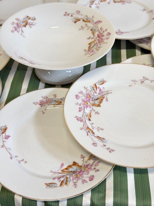 Vieux Paris, attr. - Kop en schotel (13) - Antique Table, Antiquités & Art, Antiquités | Verre & Cristal