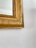 Wandspiegel - Hout, goudblad - Hoogte 77 cm, Antiek en Kunst