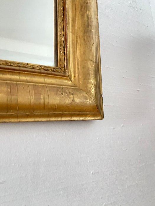 Wandspiegel - Hout, goudblad - Hoogte 77 cm, Antiek en Kunst, Antiek | Overige Antiek