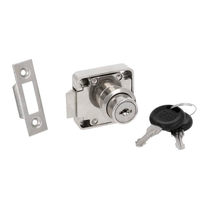 Meubelslot vierkant inclusief 2 sleutels vernikkeld, Diensten en Vakmensen, Reparatie en Onderhoud | Sloten