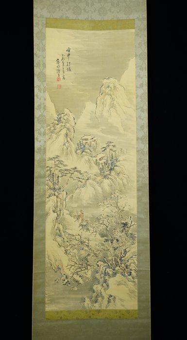 Winter landscape 1919(Taisho / Showa) free shipping -, Antiek en Kunst, Antiek | Overige Antiek