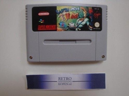 Earthworm Jim [Super Nintendo], Consoles de jeu & Jeux vidéo, Jeux | Nintendo Super NES, Envoi