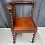 Stoel - Engelse Landhuis Stoel - Hout - Bobbin turned corner