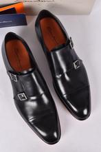 SANTONI - UK 11.5 / 45.5 - UVP €998 - Double monk - Goodyear, Nieuw