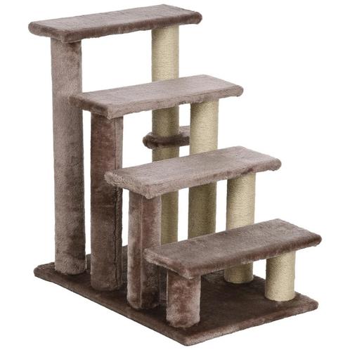 TRUUSK 4-traps Kattentrap met Krabpaal - Voor Huisdieren tot, Dieren en Toebehoren, Katten-accessoires, Verzenden