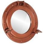 vidaXL Wandspiegel patrijspoort Ø30 cm aluminium en glas, Huis en Inrichting, Woonaccessoires | Spiegels, Verzenden, Nieuw