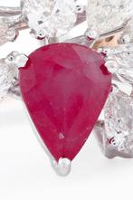 Cocktailring - 18 karaat Roségoud, Witgoud - 3.20ct. tw.