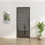 Stalen taatsdeur - 6 Vlaks - Rook glas - Luxe design, Doe-het-zelf en Bouw, Deuren en Vliegenramen, 80 tot 100 cm, Overige typen