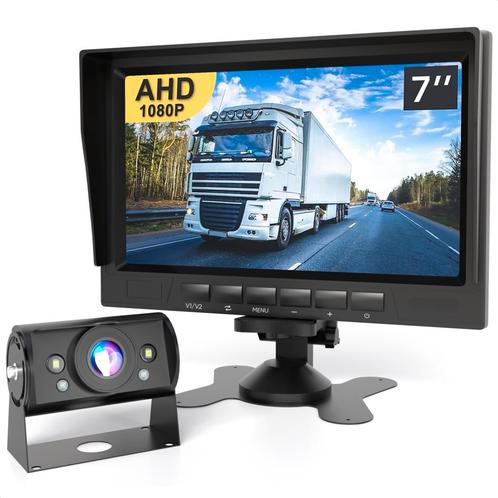 Strex Achteruitrijcamera Set Bedraad HD 1080P - 7 Scherm -, Autos : Divers, Caméras de recul, Envoi