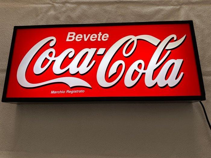 Coca-Cola - Lichtbak - Plastic, Antiek en Kunst, Antiek | Wandborden en Tegels
