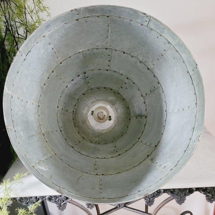 Vintage, Industriële & Zware Kwaliteit Hanglamp - Lamp -, Antiek en Kunst, Antiek | Wandborden en Tegels