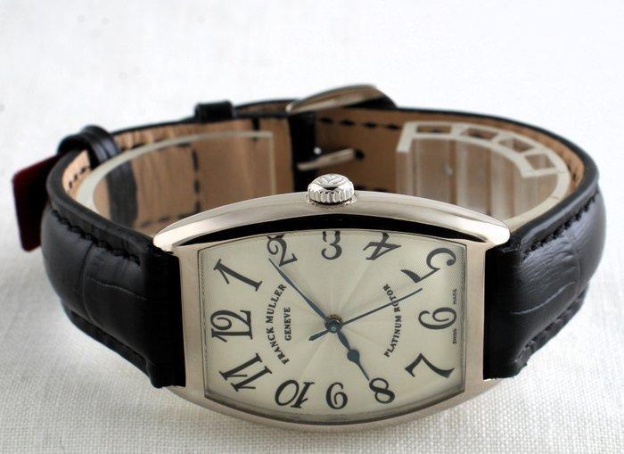 Franck Muller - Cintree Curvex - Platinum Rotor - 18 Carat, Handtassen en Accessoires, Horloges | Heren