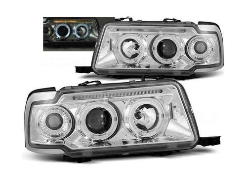 Angel Eyes Chrome koplamp units geschikt voor Audi 80 B4, Auto-onderdelen, Verlichting, Nieuw, Audi, Verzenden