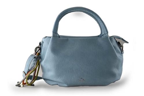 Charm London Tas Blauw | 5% extra korting, Handtassen en Accessoires, Tassen | Damestassen, Blauw, Zo goed als nieuw, Verzenden