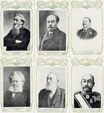 70 oude zeldzame chromos, beroemde personages uit de jaren, Verzamelen, Gelopen