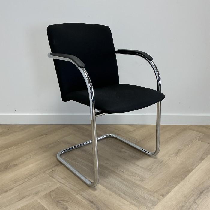 Lande Cole Modus vergaderstoel, zwart - chroom, Maison & Meubles, Chaises