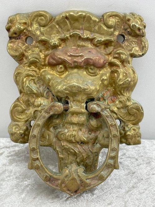 Deurklopper - 1850-1900 - Antieke deurklopper Leeuw, Antiek en Kunst, Antiek | Overige Antiek