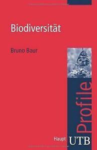 Biodiversität, UTB Profile von Bruno Baur  Book, Livres, Livres Autre, Envoi