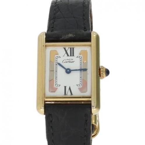 Cartier Tank Vermeil 5057001, Handtassen en Accessoires, Horloges | Dames, Verzenden