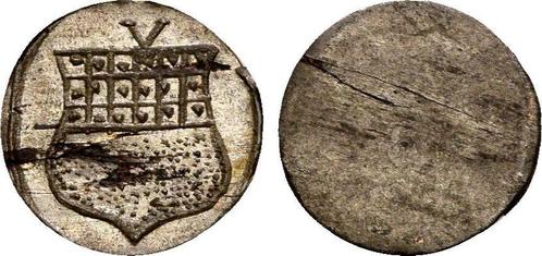 Einseitiger zilverheller o J, um 1540 Ulm Stadt:, Postzegels en Munten, Munten | Europa | Niet-Euromunten, België, Verzenden