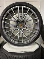 Porsche Cayenne (E3) 22inch RS Spyder met  banden (7-8 mm), Auto-onderdelen, Banden en Velgen, Ophalen, Gebruikt, Banden en Velgen