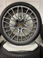 Porsche Cayenne (E3) 22inch RS Spyder met  banden (7-8 mm), Banden en Velgen, Ophalen