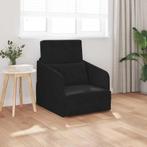 vidaXL ligbedbank 2-in-1 Zwart 65x80x83 cm Velours, Huis en Inrichting, Zetels | Zetels, Verzenden, Nieuw