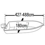 Dekzeil boot universeel 427-488cm model 1, Watersport en Boten, Bootonderdelen, Nieuw, Overige typen, Verzenden